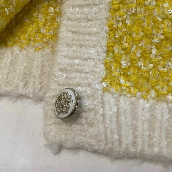 Maje Womens Fancy Boucle Knit Cardigan Sweater Size Small Business Career Preppy - Picture 4 of 10